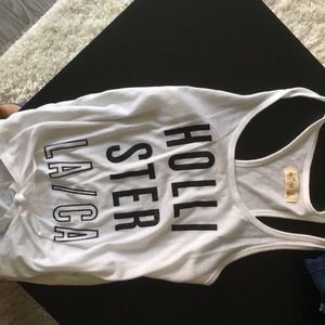 Hollister Glitter Tank, tie front